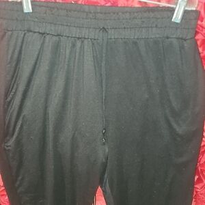 LA+IMAGE Women's Black Lounge Pants Size Xlarge